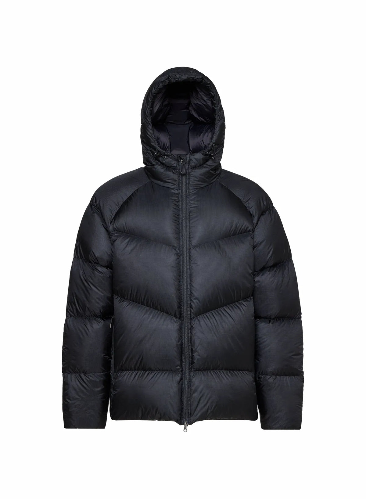 Winter hooded down jacket for men Pyrenex Helium black