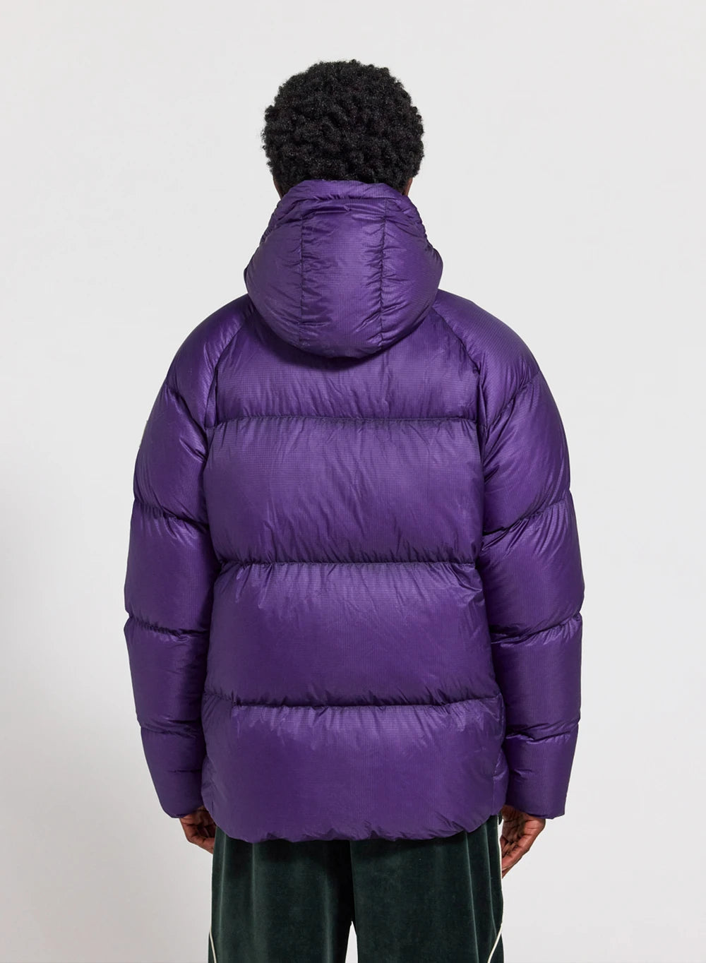 Warm and lightweight men's down jacket Pyrenex Helium violet