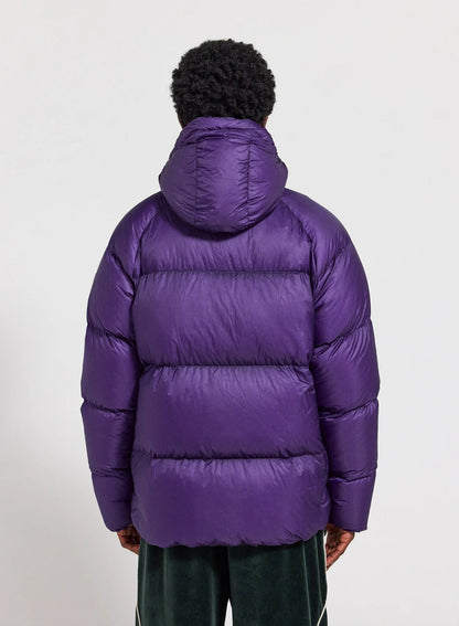 Warm and lightweight men's down jacket Pyrenex Helium violet