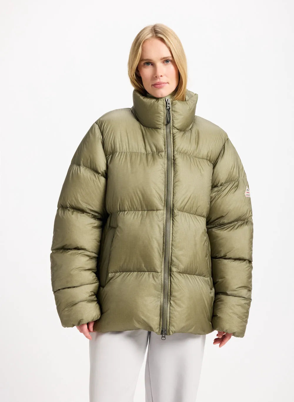 Unisex down jacket Pyrenex Shift Ripstop light khaki