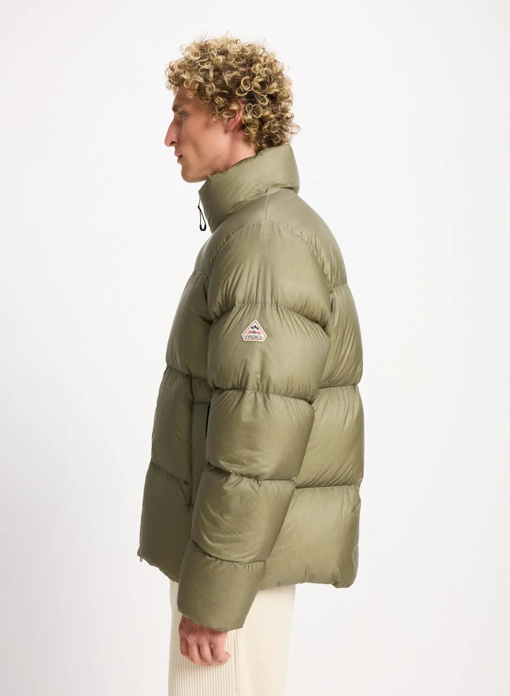 Unisex down jacket Pyrenex Shift Ripstop light khaki
