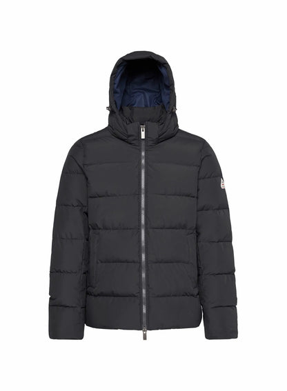 Down jacket with removable hood Pyrenex Spoutnic black