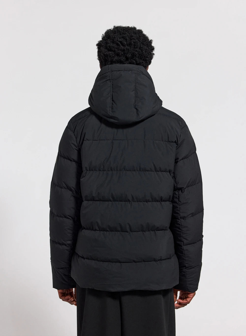 Down jacket with removable hood Pyrenex Spoutnic black
