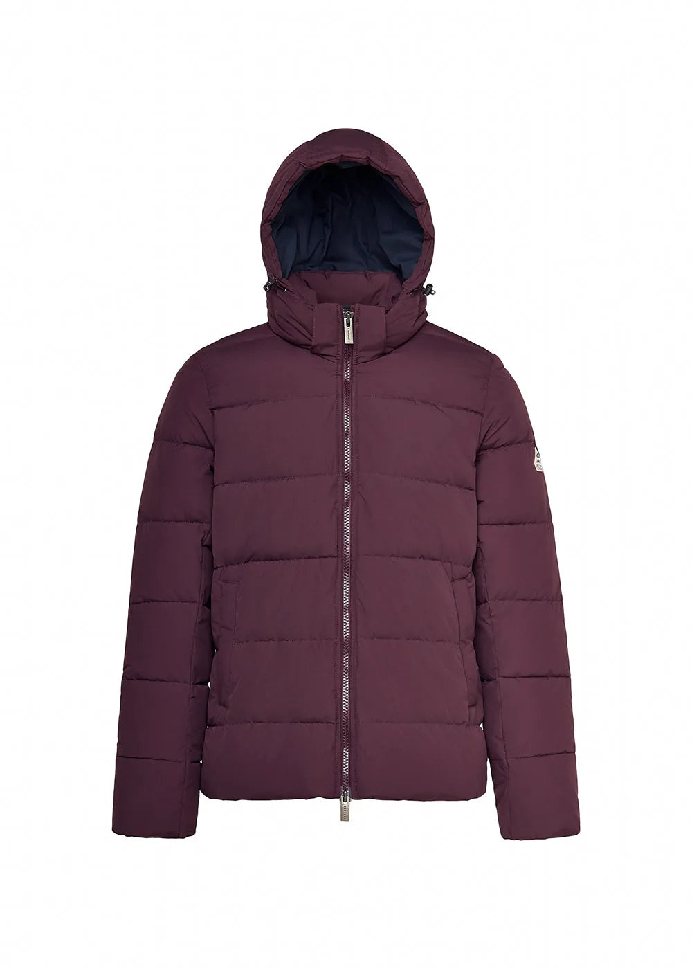 Pyrenex Spoutnic burgundy down jacket with detachable hood