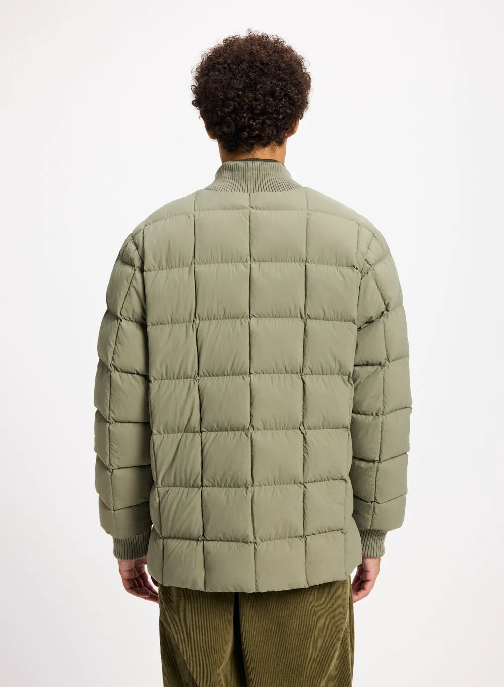 Men's down jacket Pyrenex Flight with square quilting Mermaid