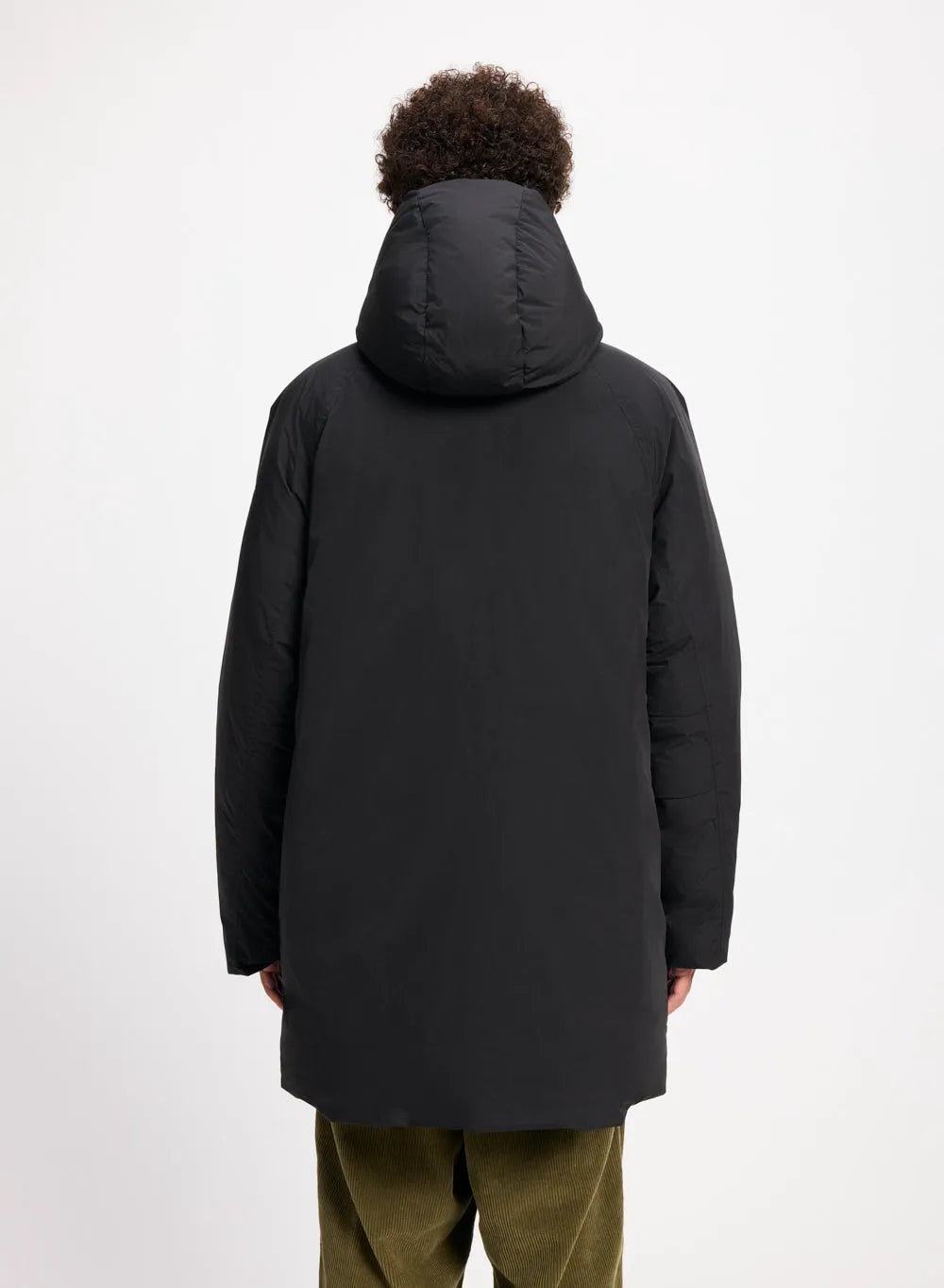 Pyrenex Spark men's hooded parka in natural down black