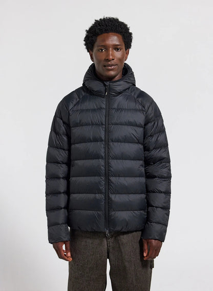 Men's hooded down jacket Pyrenex Arial black