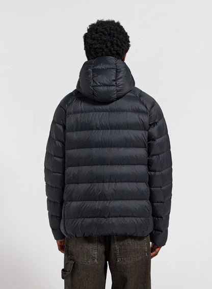 Men's hooded down jacket Pyrenex Arial black