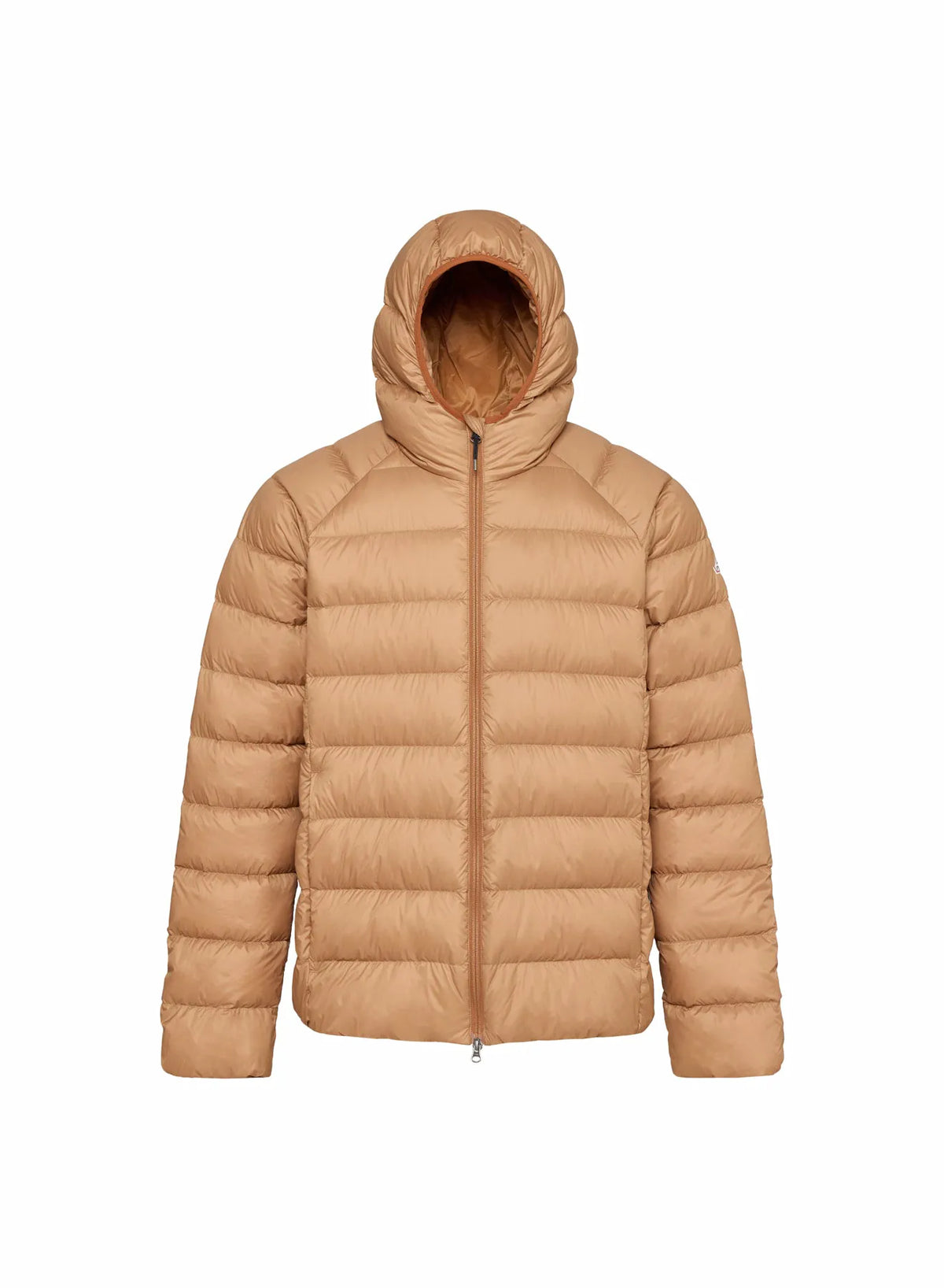 Men's hooded down jacket Pyrenex Arial light brown