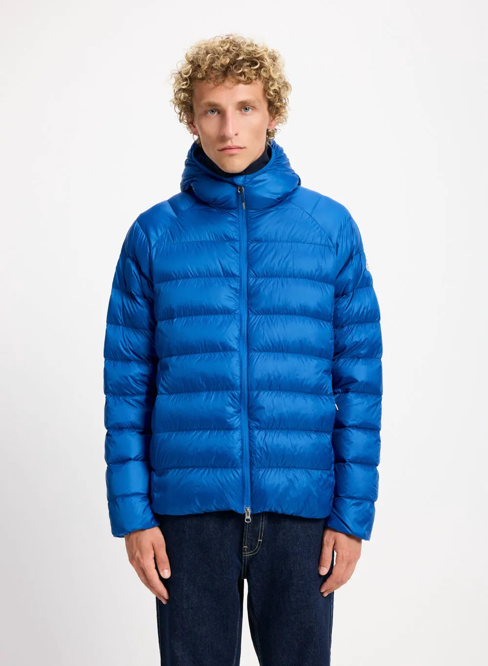 Arial hooded down jacket for men Pyrenex blue
