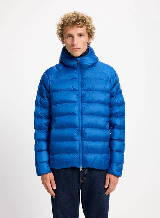Arial hooded down jacket for men Pyrenex blue