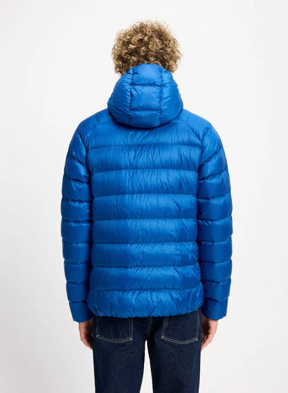 Arial hooded down jacket for men Pyrenex blue