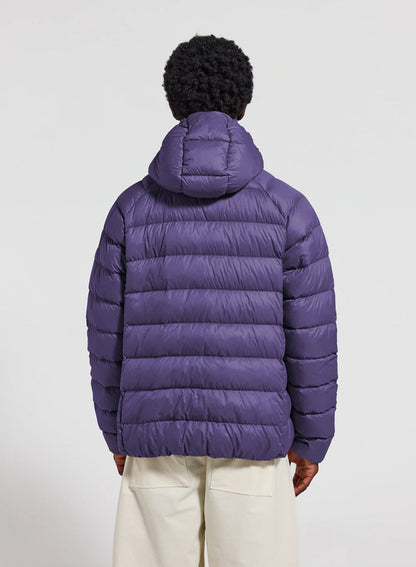 Men's hooded down jacket Pyrenex Arial purple
