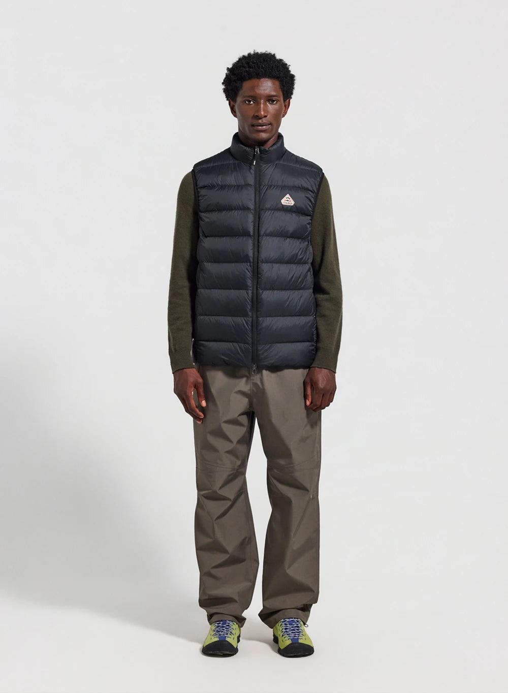 Men's sleeveless down jacket Pyrenex Arial black