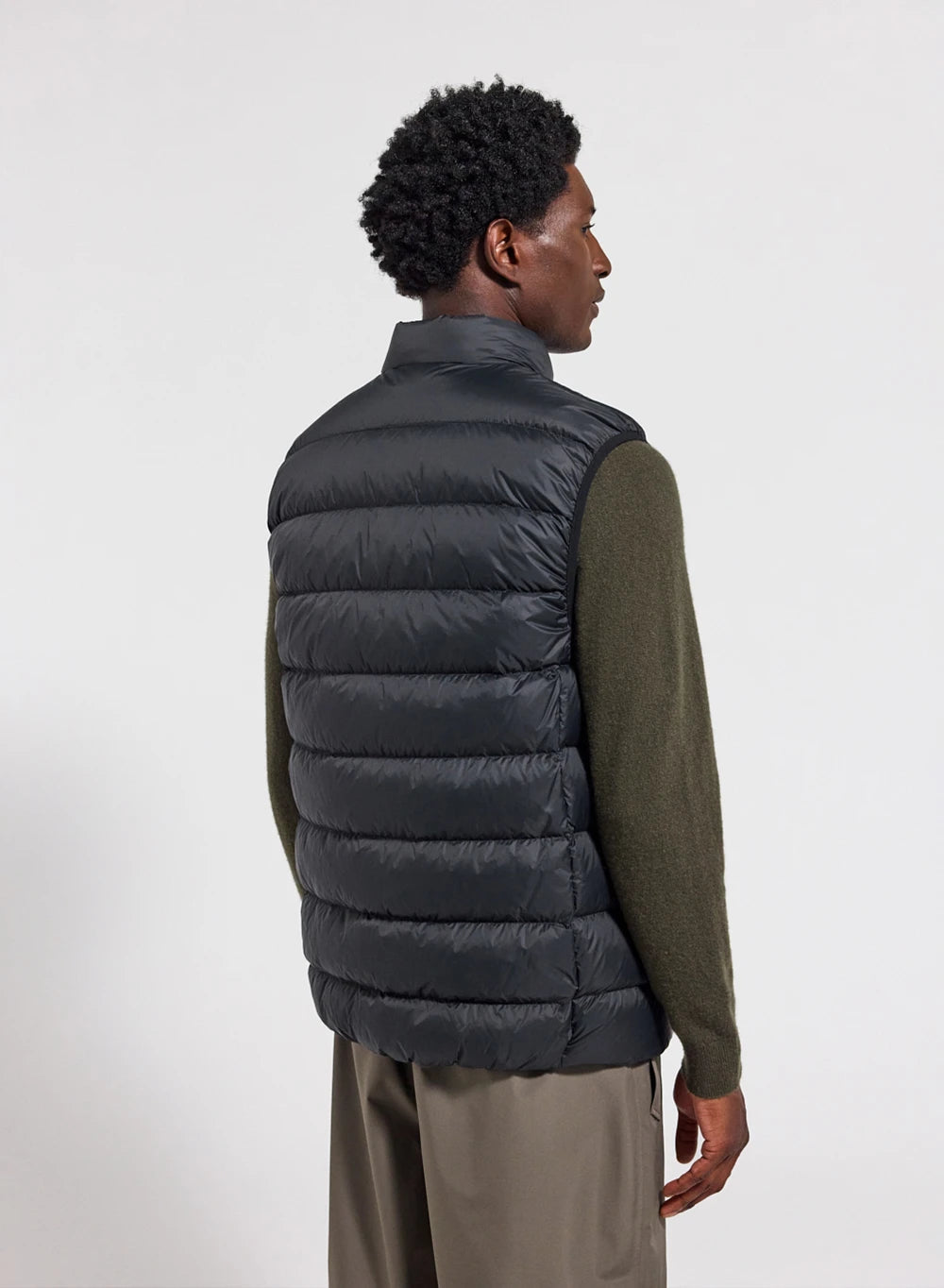 Men's sleeveless down jacket Pyrenex Arial black