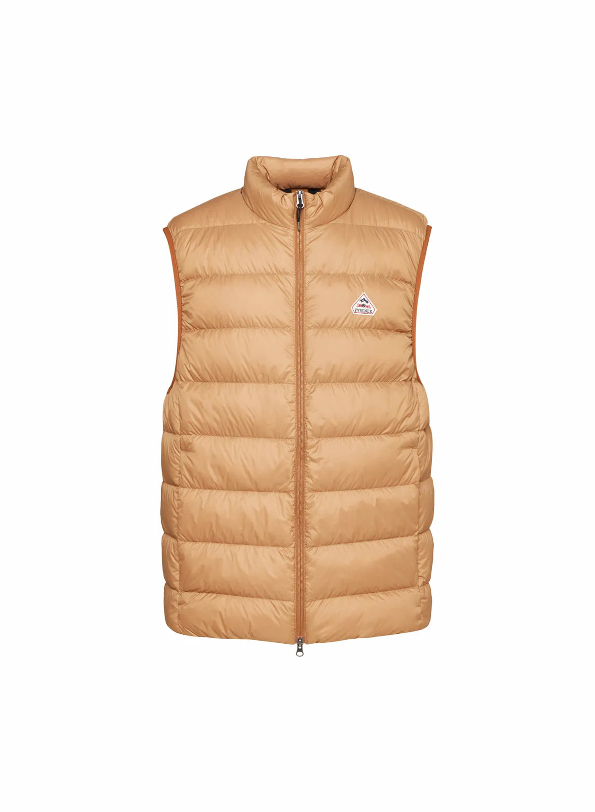 Men's sleeveless Pyrenex Arial down jacket in light brown
