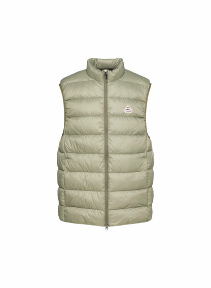 Men's sleeveless down jacket Pyrenex Arial light khaki