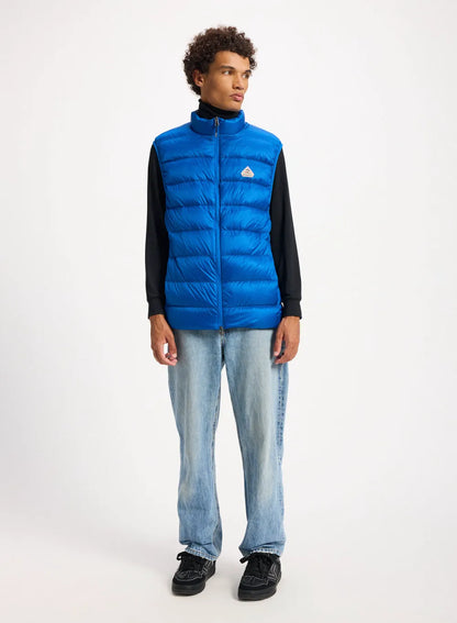 Men's sleeveless down jacket Pyrenex Arial blue