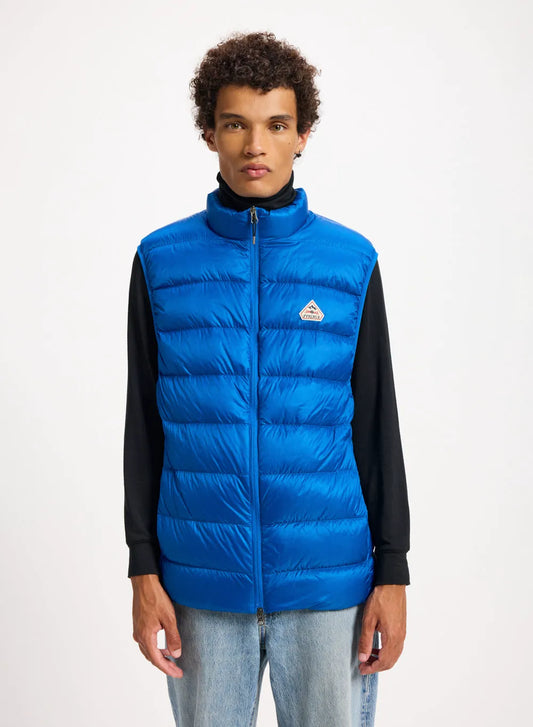 Men's sleeveless down jacket Pyrenex Arial blue