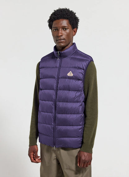 Men's Pyrenex Arial sleeveless down jacket purple