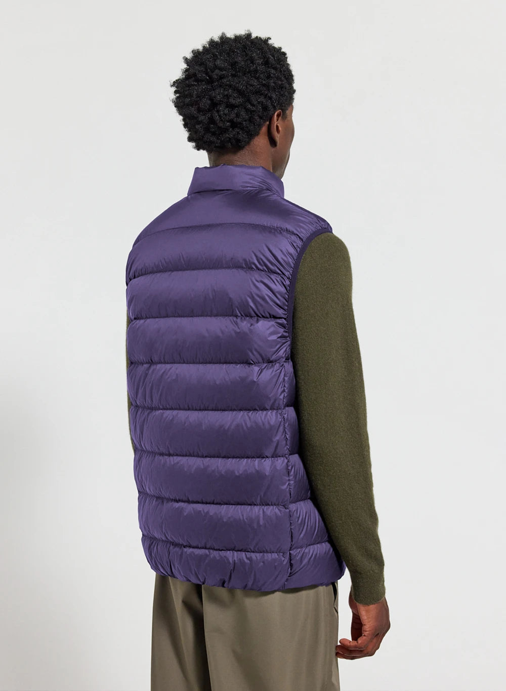 Men's Pyrenex Arial sleeveless down jacket purple