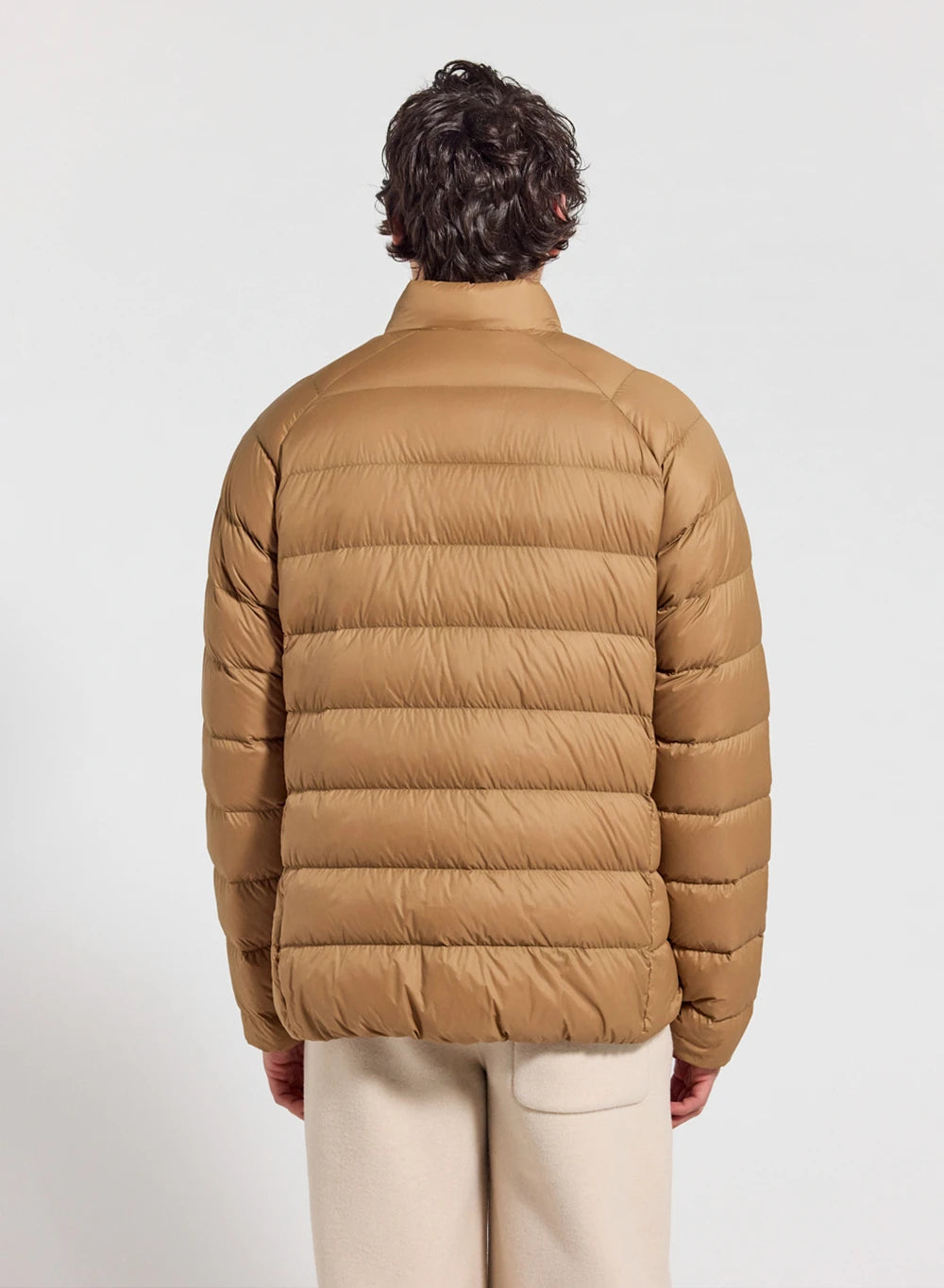 Men's Pyrenex Arial SC lightweight down jacket in light brown