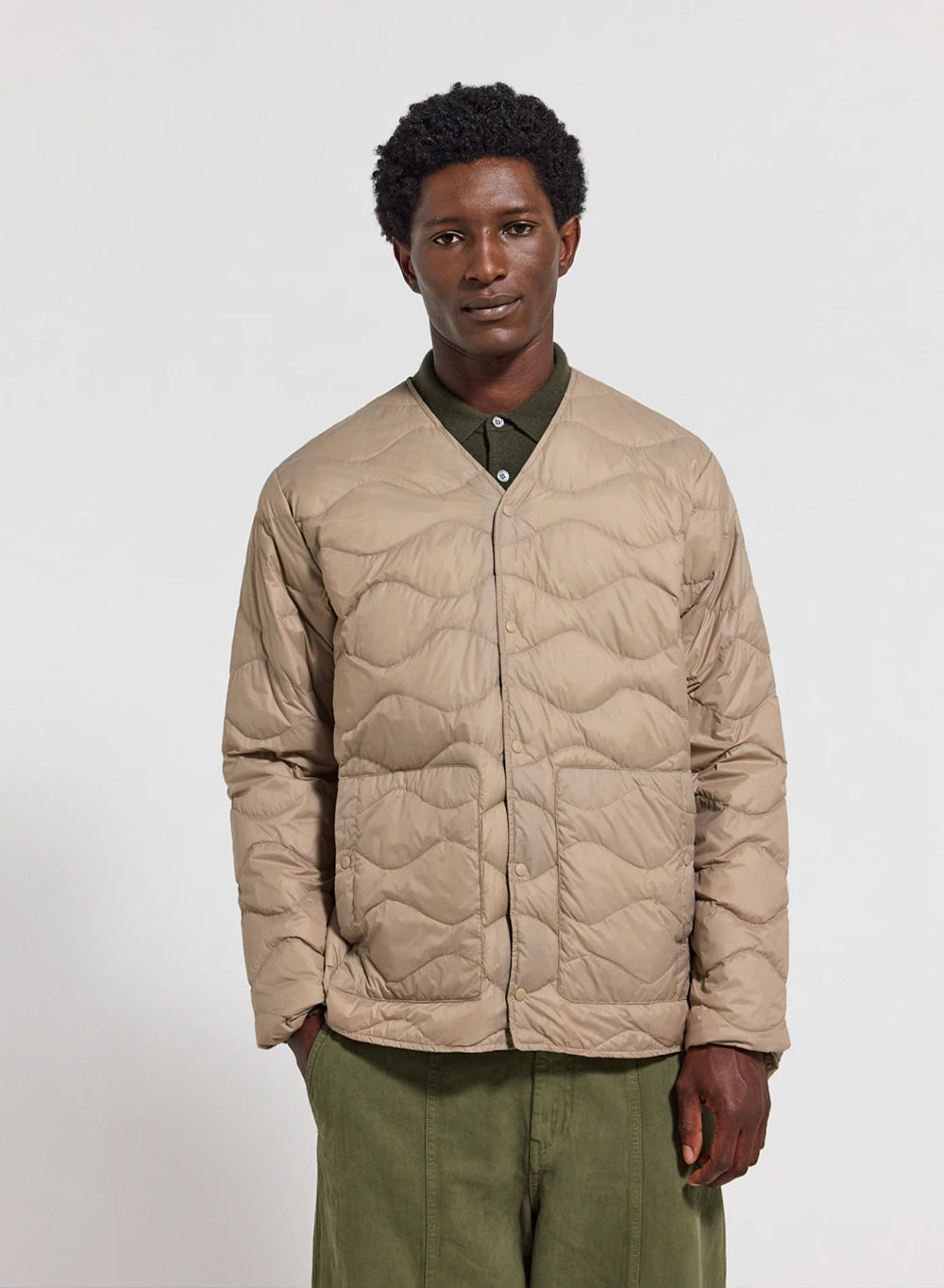 Men's extra-lightweight down jacket Pyrenex Handy light beige