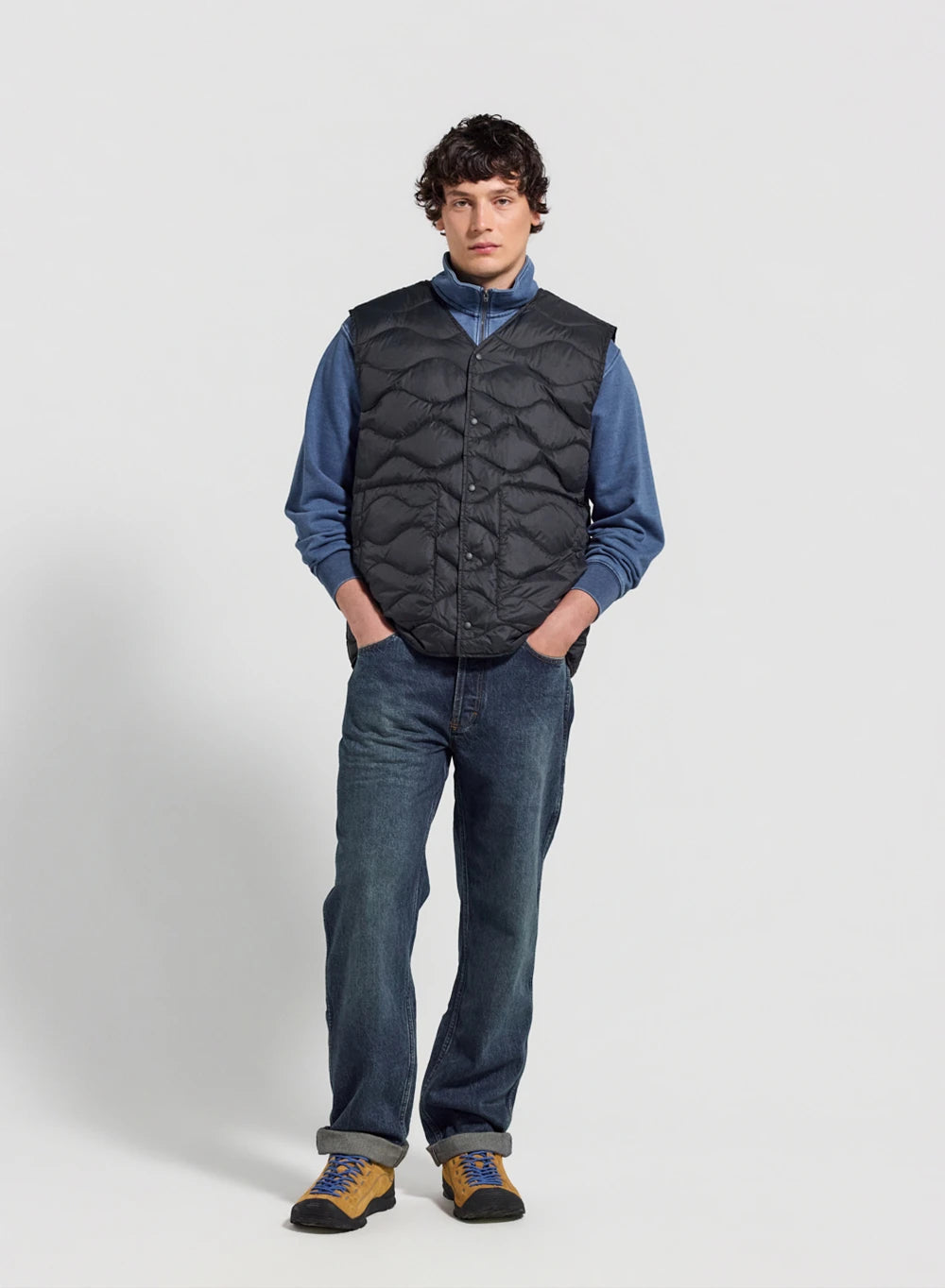 Ultra-lightweight men's sleeveless down jacket Pyrenex Handy Vest black