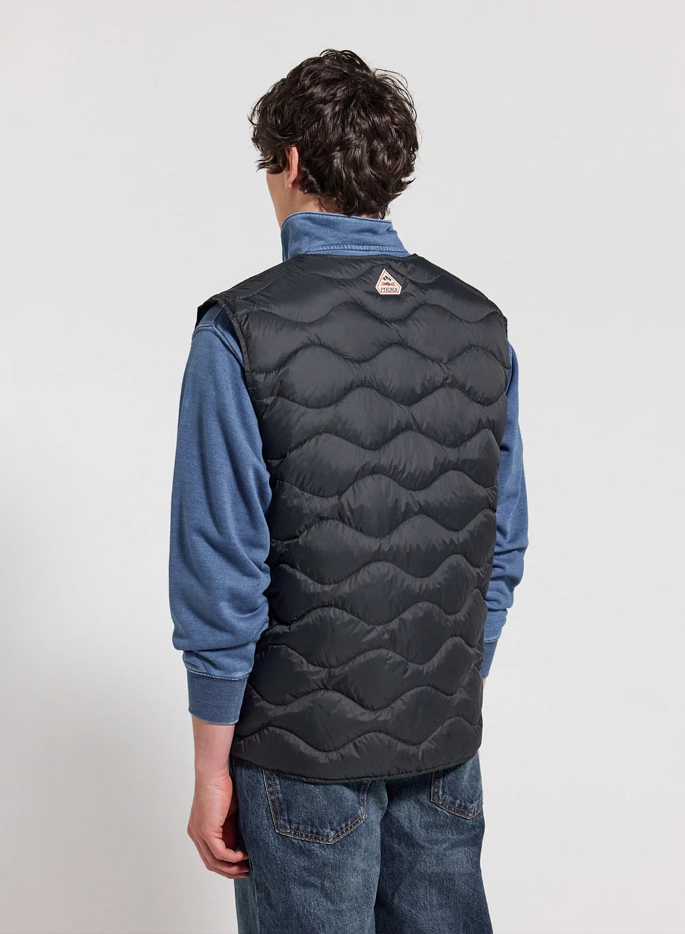 Ultra-lightweight men's sleeveless down jacket Pyrenex Handy Vest black