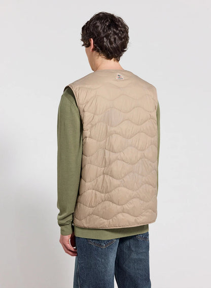 Pyrenex Handy Vest ultra-lightweight men's sleeveless down jacket in light beige