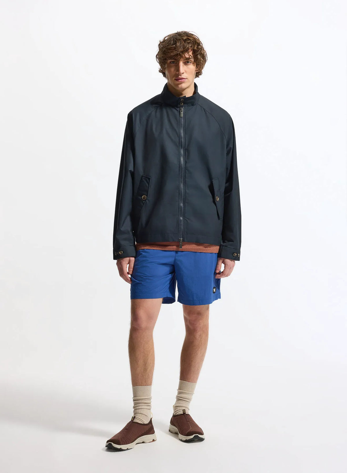 Pyrenex League dark navy mid-season jacket for men