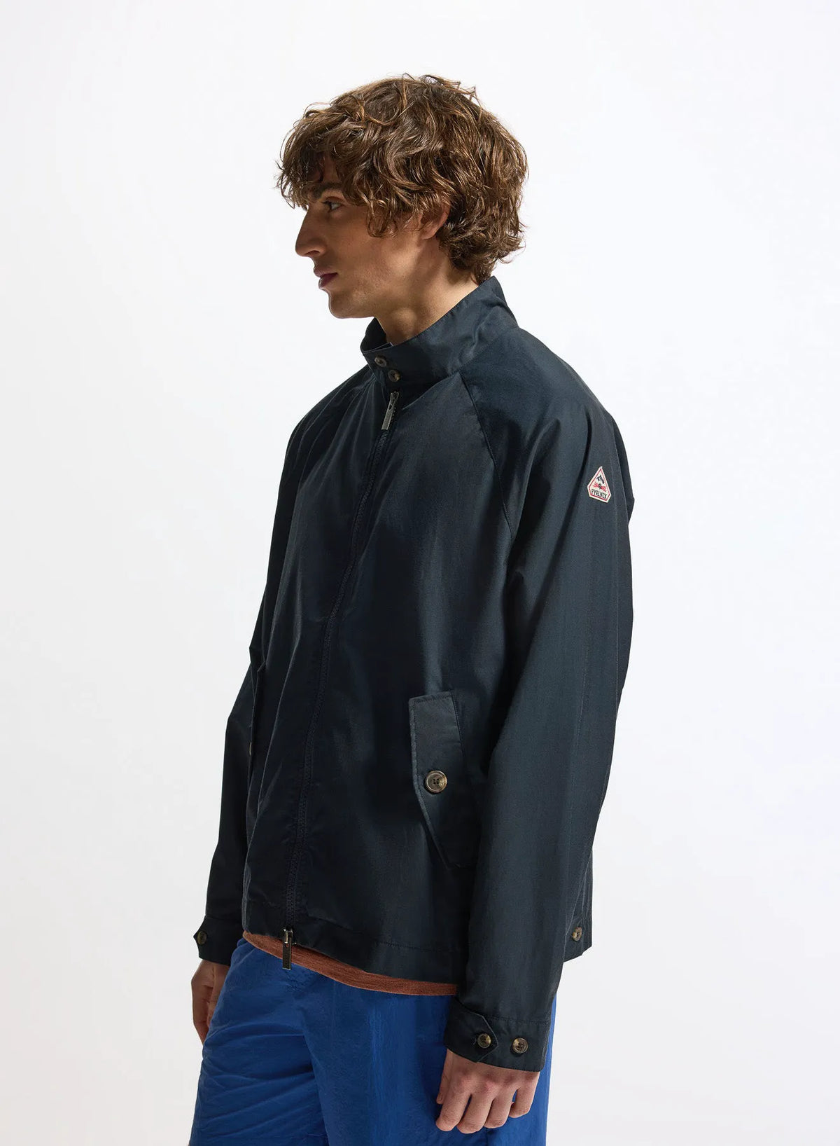 Pyrenex League dark navy mid-season jacket for men