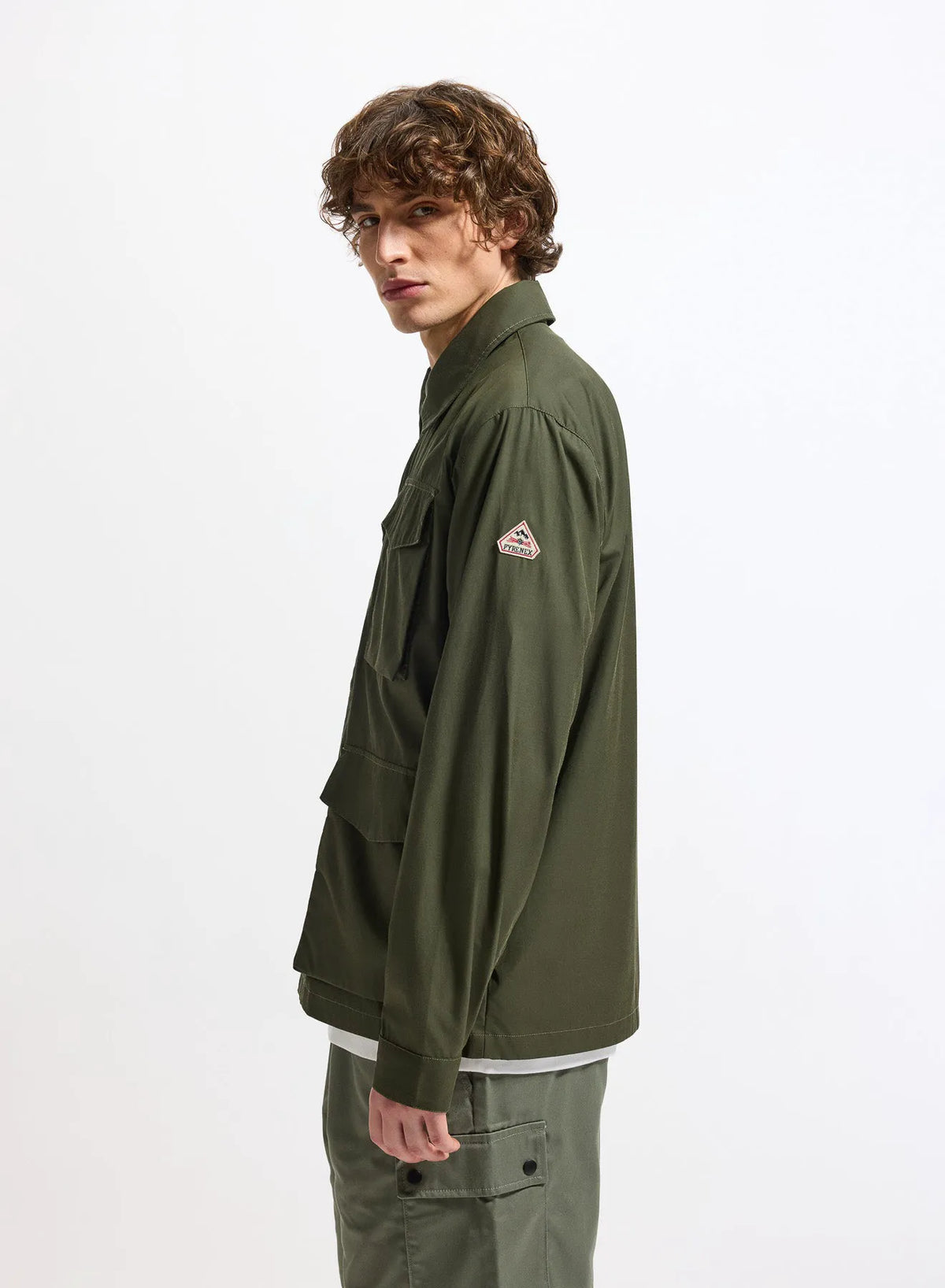 Pyrenex Field men's lightweight jacket dark khaki