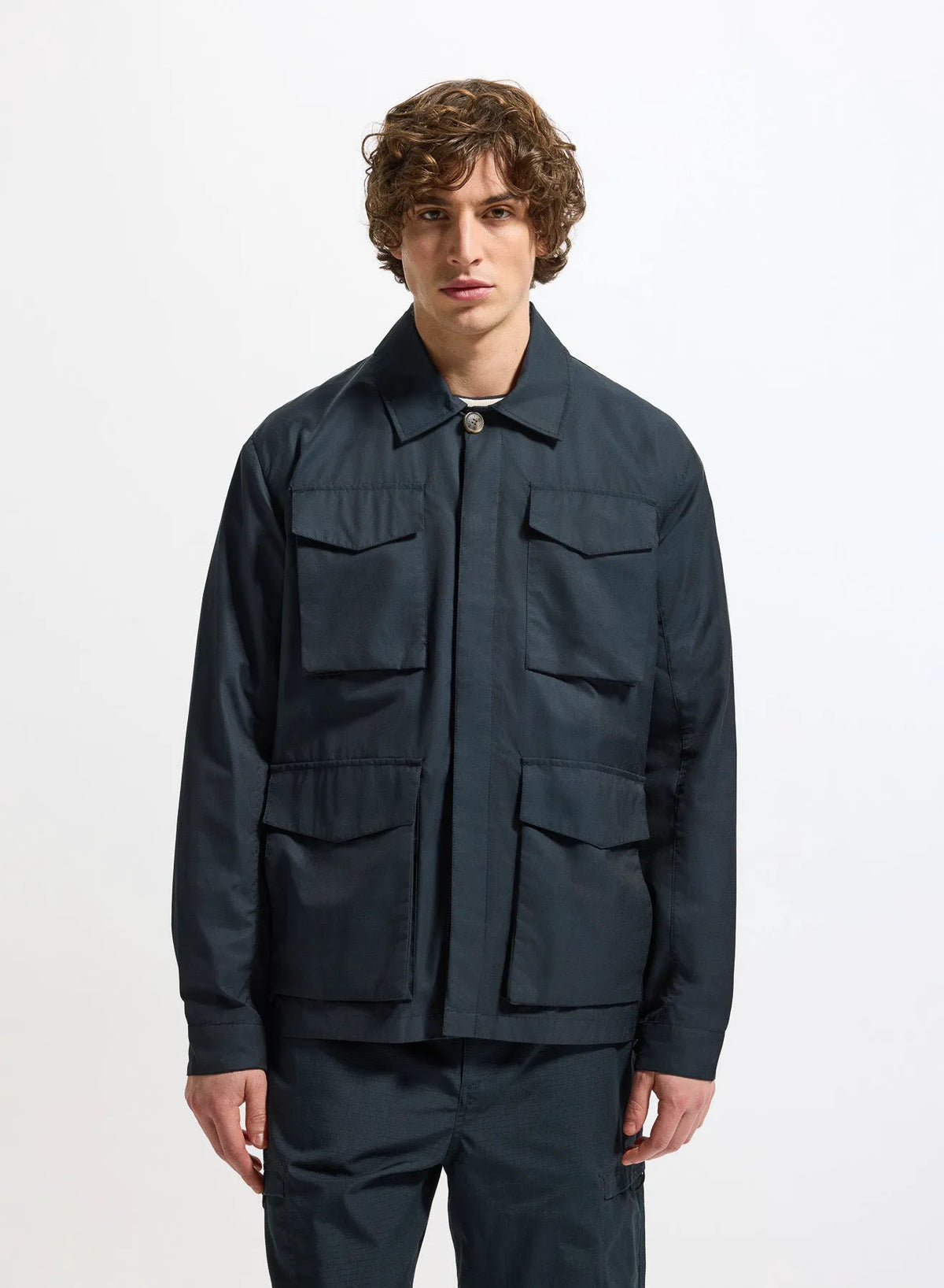 Men's lightweight jacket Pyrenex Field navy blue