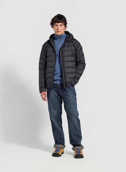 Ultra-lightweight hooded down jacket Pyrenex Guzet black