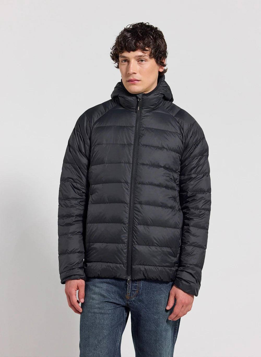 Ultra-lightweight hooded down jacket Pyrenex Guzet black