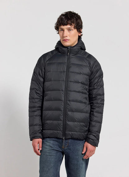 Ultra-lightweight hooded down jacket Pyrenex Guzet black