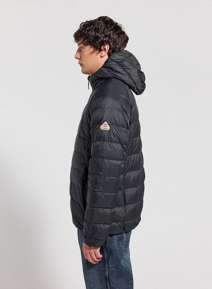 Ultra-lightweight hooded down jacket Pyrenex Guzet black