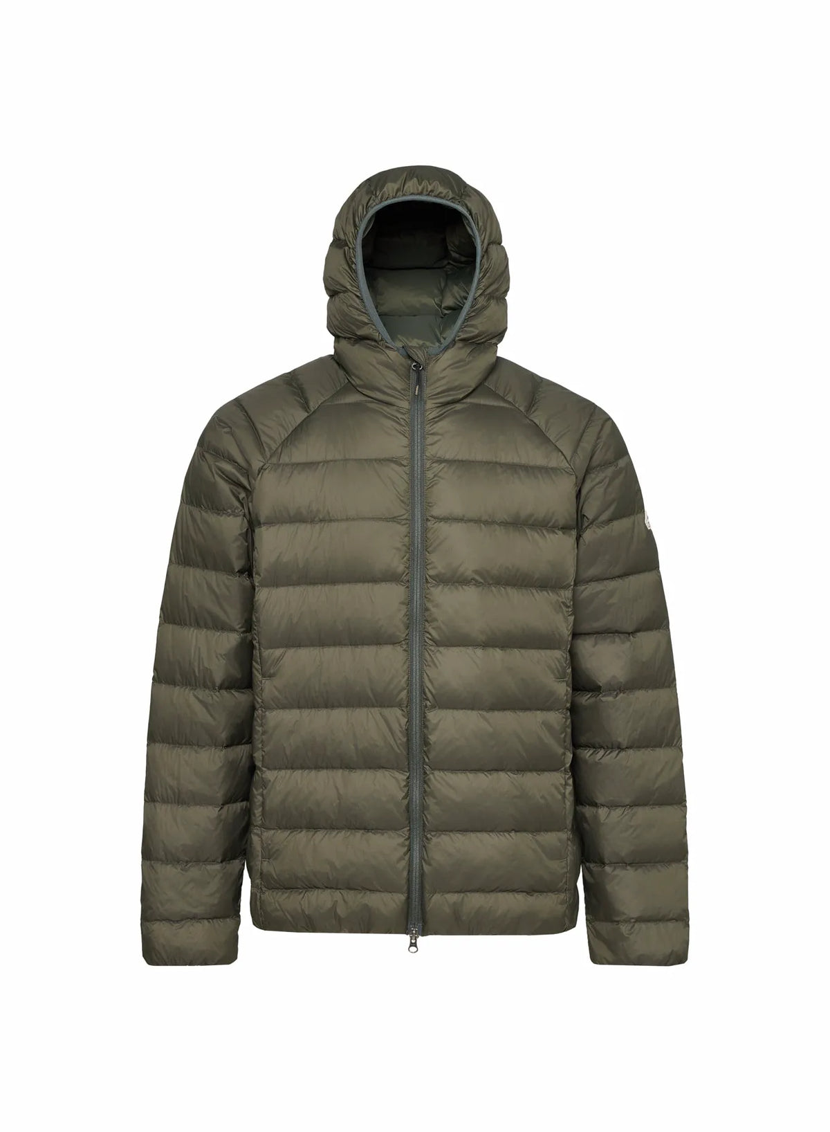 Pyrenex Guzet ultra-lightweight hooded down jacket khaki green