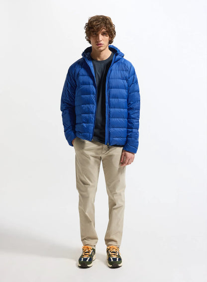 Lightweight hooded down jacket Pyrenex Guzet electric blue