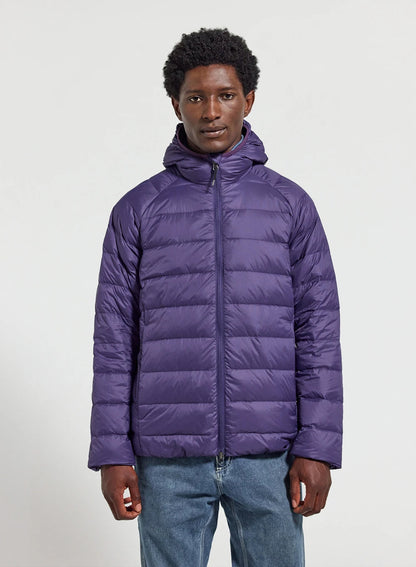 Pyrenex Guzet ultra-light hooded purple down jacket