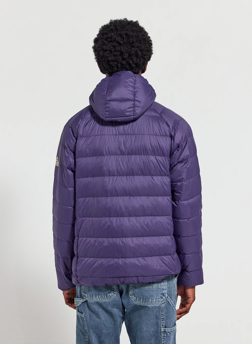 Pyrenex Guzet ultra-light hooded purple down jacket