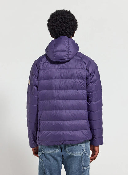 Pyrenex Guzet ultra-light hooded purple down jacket
