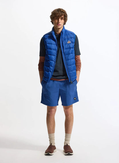 Lightweight sleeveless down gilet Pyrenex Guzet electric blue