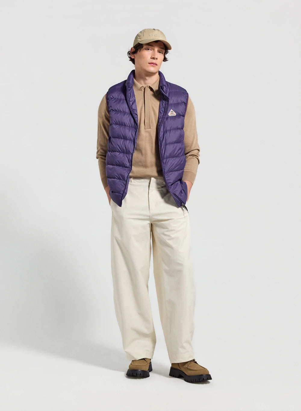 Pyrenex Guzet ultra-lightweight sleeveless down jacket purple