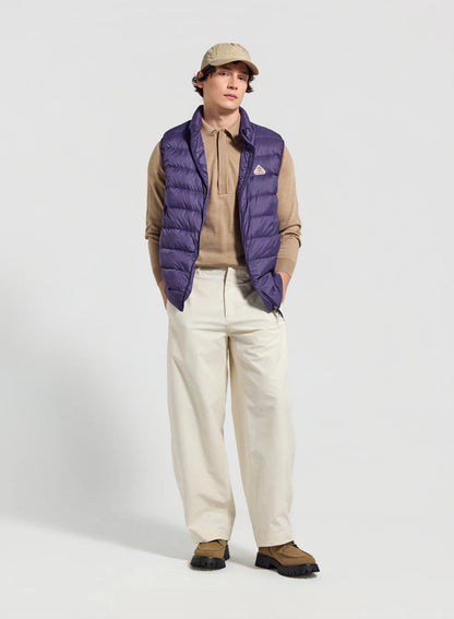 Pyrenex Guzet ultra-lightweight sleeveless down jacket purple