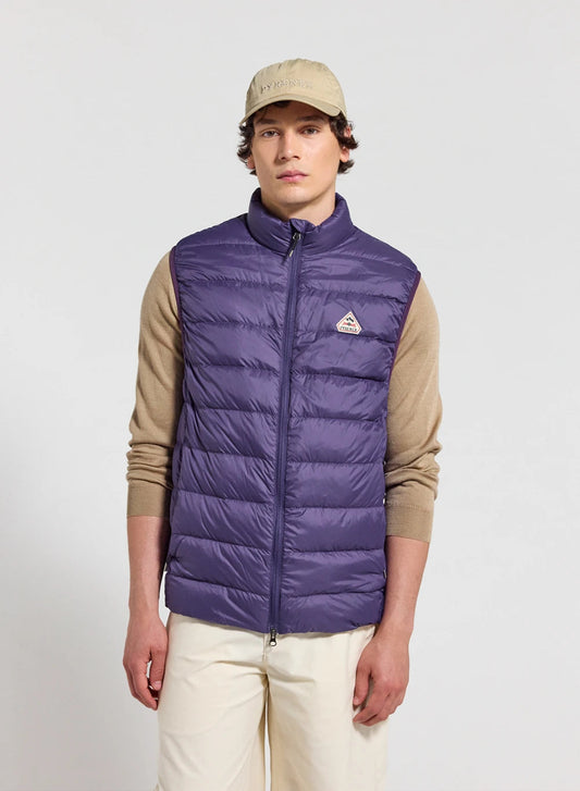 Pyrenex Guzet ultra-lightweight sleeveless down jacket purple