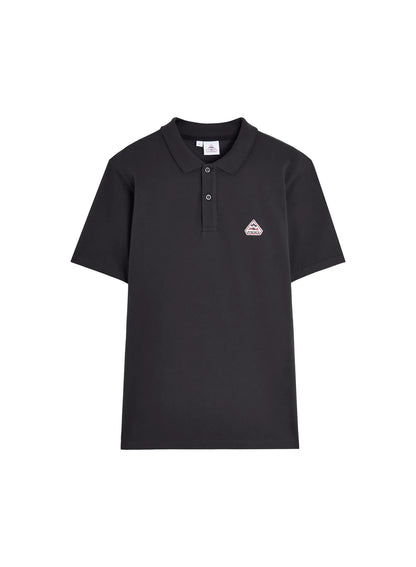 Pyrenex Cobalt noir men's organic cotton polo shirt