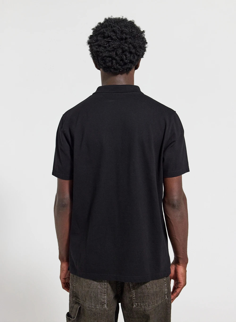 Pyrenex Cobalt noir men's organic cotton polo shirt