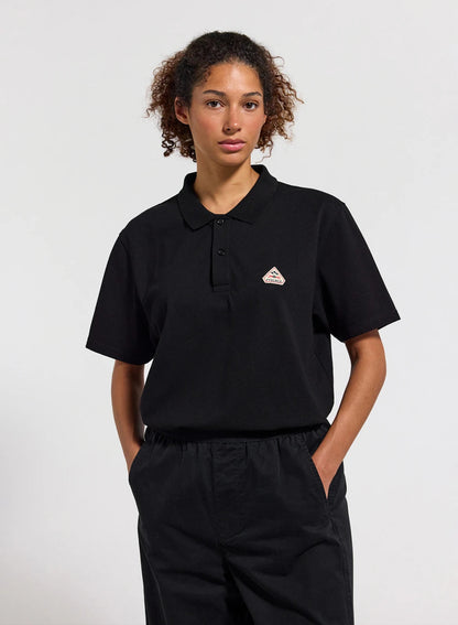 Pyrenex Cobalt noir men's organic cotton polo shirt